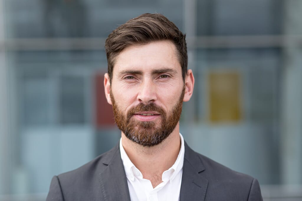 facial expression in a realtor headshot